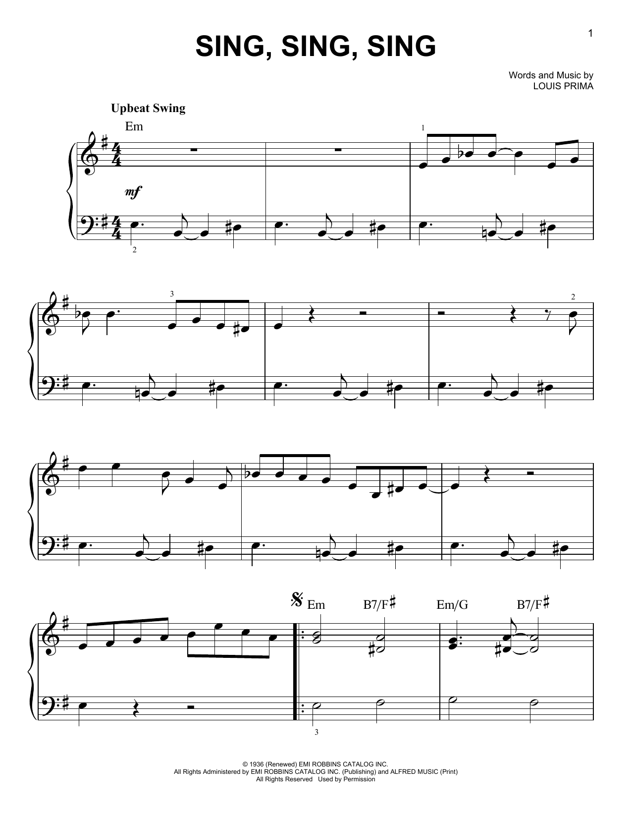 Product picture to: Sing, Sing, Sing