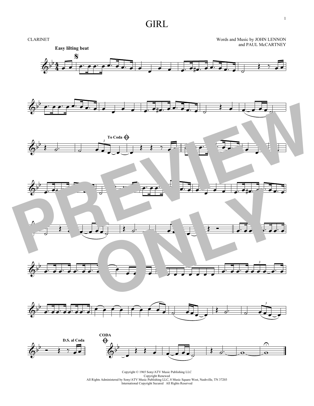 Product gallery: Page 1 of 1 Girl, The Beatles