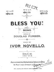 cover: Bless You, Ivor Novello, Gesang, Klavier