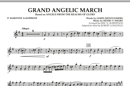 Product picture to: Grand Angelic March - Eb Baritone Saxophone
