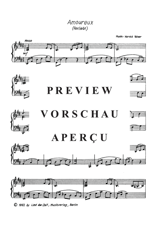 Product gallery: Page 4 of 4 Amoureux (Verliebt) , , Piano Solo