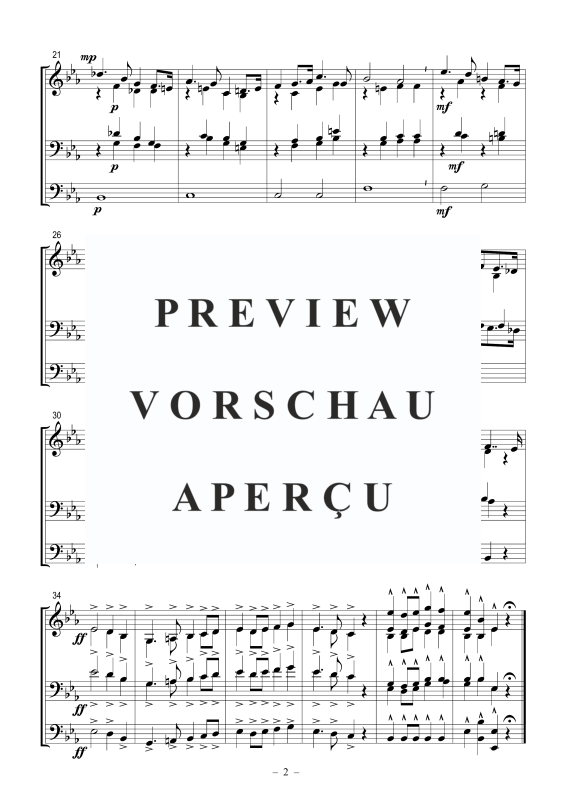 Produktgalerie: Seite 3 von 5 Intermezzo aus L'Arlésienne, Suite Nr. 2, , Posaunenchor