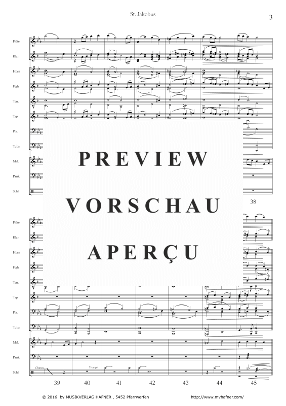 Product gallery: Page 8 of 11 St. Jakobus - Choral, , (large wind orchestra)