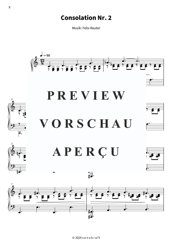 gallery: 3 Consolations - Harmonien des Trostes und der Hoffnung, , (Klavier Solo)