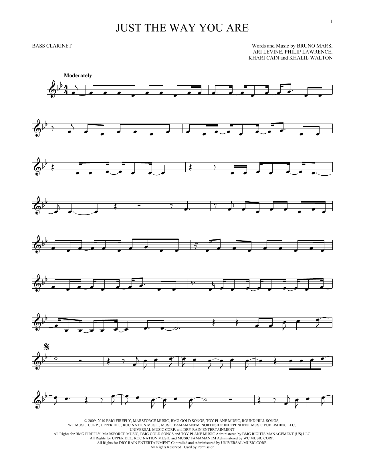 Product gallery: Page 1 of 1 Just The Way You Are, Bruno Mars