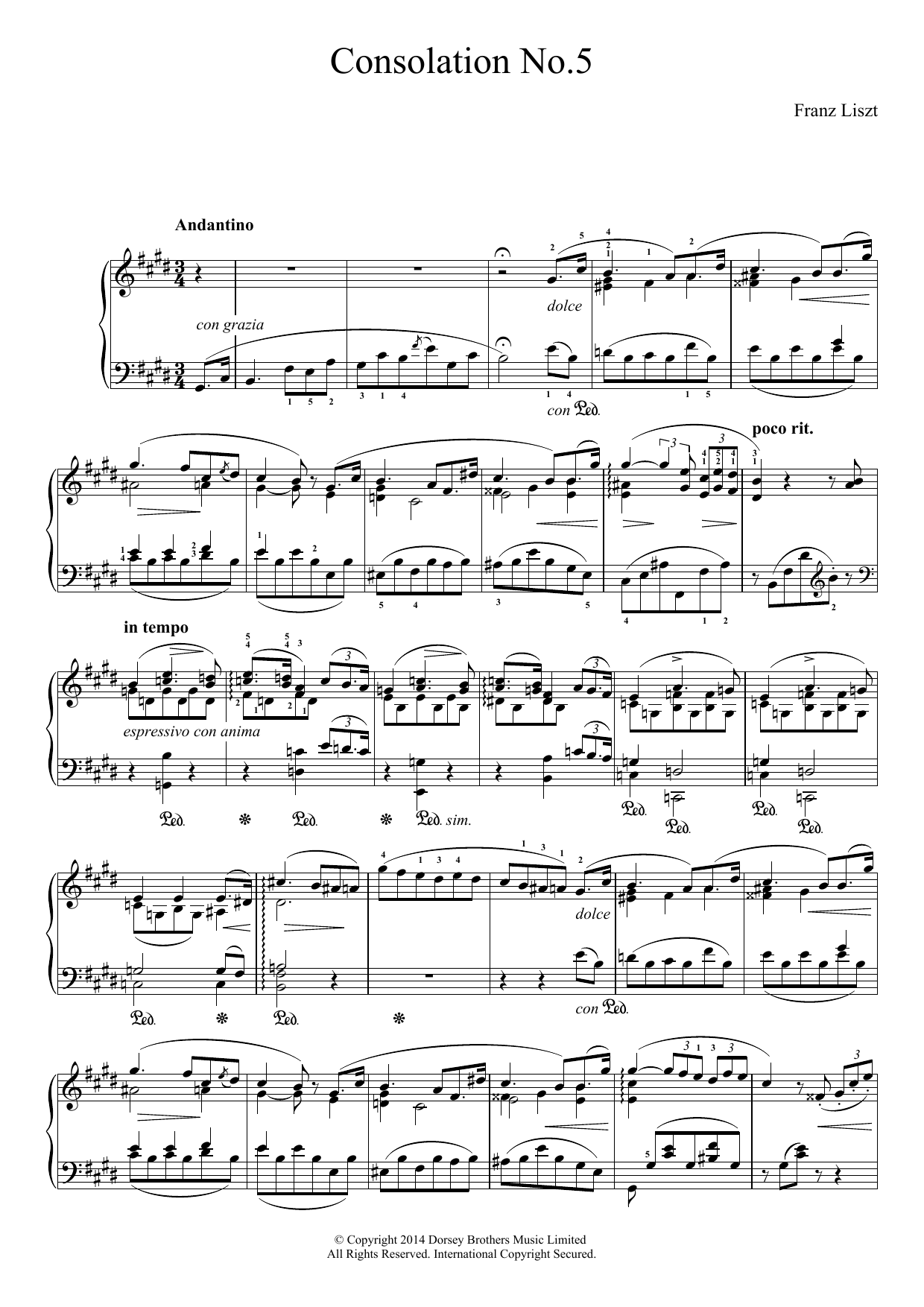 Produktbild zu: Consolation No.5