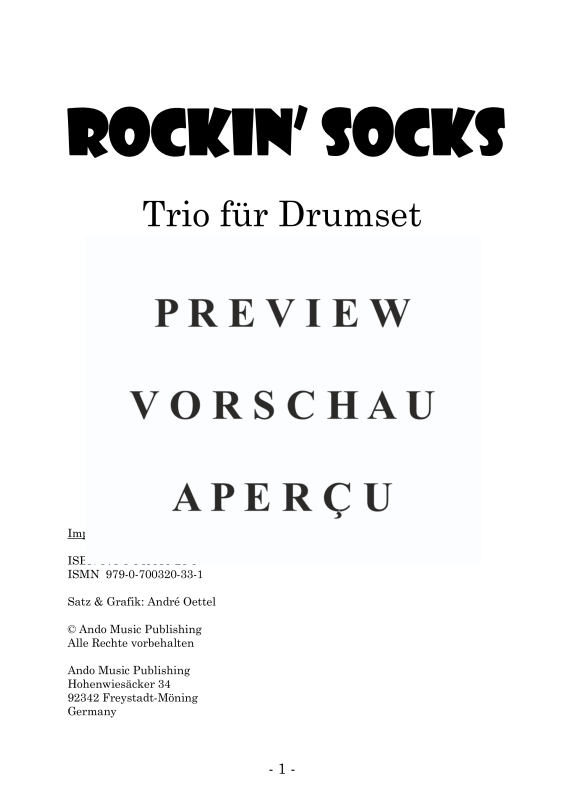 Produktgalerie: Seite 3 von 11 Rockin Socks, , Drumset Trio