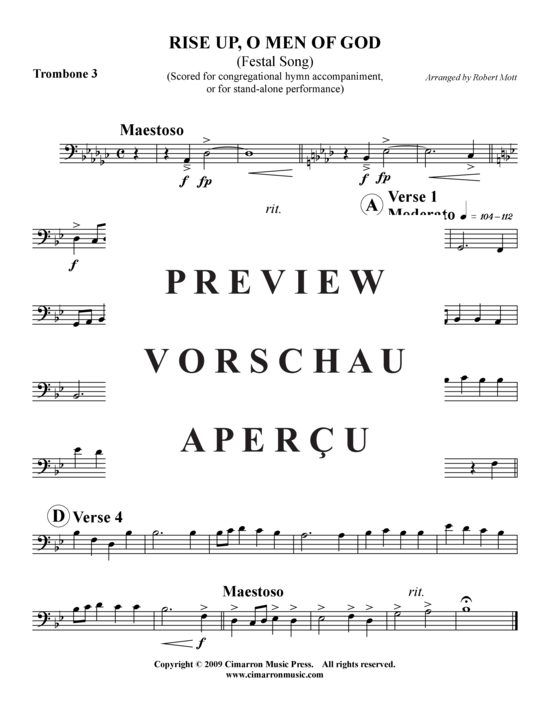 Product gallery: Page 7 of 7 Rise Up, O Men of God , , (Trombone Quartet)