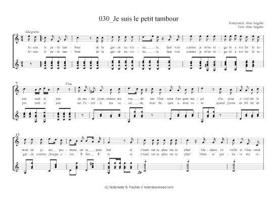 Produktbild zu: Je suis le petit tambour 