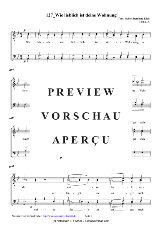 Product gallery: Page 2 of 7 Wie lieblich ist deine Wohnung  , , (male choir)