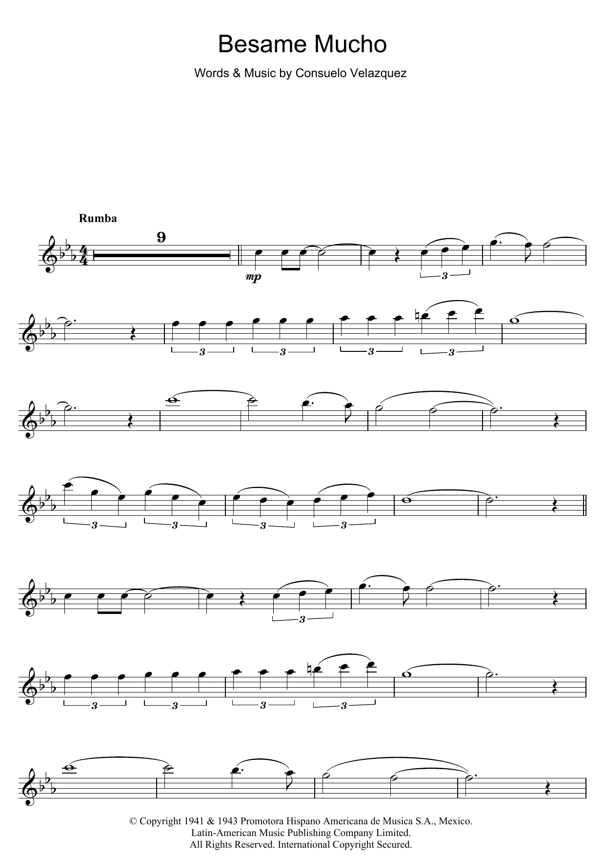 Product gallery: Page 1 of 1 Besame Mucho (Kiss Me Much), Consuelo Velazquez