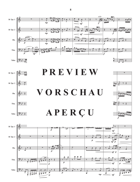 Produktgalerie: Seite 10 von 21 Rondino Brilliante , , (Blechbläserquintett)