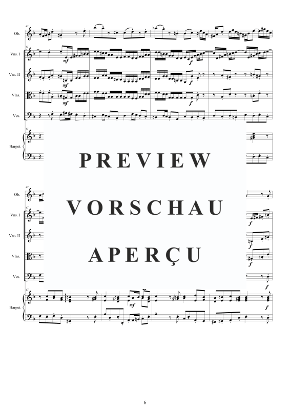 Product gallery: Page 7 of 11 Oboe Concerto in D minor BWV 1059, , Mixed Ensemble Oboe, Strings and Harpsichord Bc