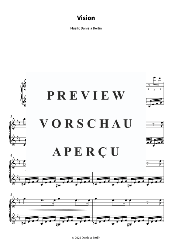 Produktgalerie: Seite 5 von 7 Vision, , Klavier Solo