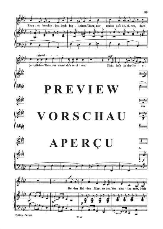 Product gallery: Page 3 of 4 Rätsel, Op.25 No.16, , Low Voice and Piano
