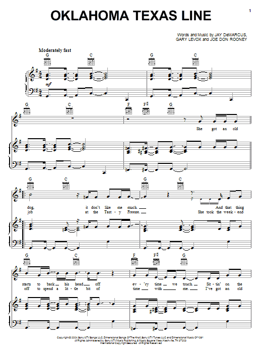 Produktbild zu: Oklahoma Texas Line