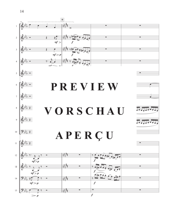 Product gallery: Page 19 of 21 Fanfare for a Golden Era , , (15-part horn ensemble )
