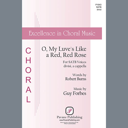 cover: O, My Luve's Like a Red, Red Rose, Robert Burns and Guy Forbes, Chor