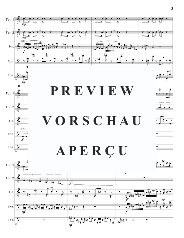 Produktgalerie: Seite 7 von 11 Bottoms Up, , (Blechbläser Quintett)