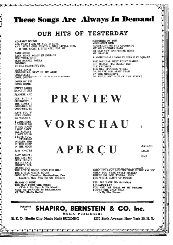 Produktgalerie: Seite 6 von 8 Roses Bring Dreams Of You , Popular Standard, Klavier und Gesang