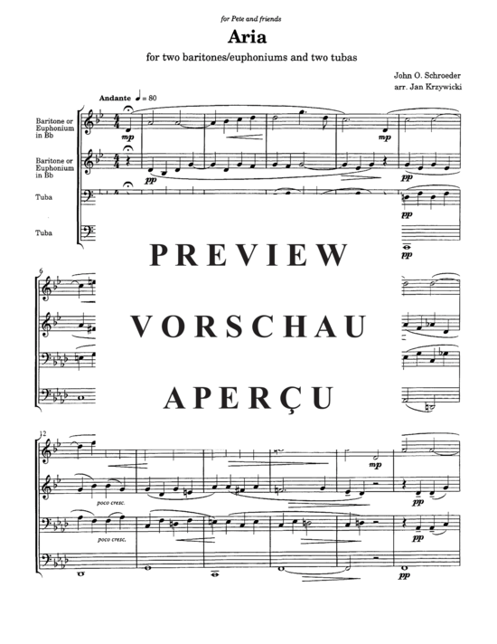 Product gallery: Page 3 of 12 Aria , , (Tuba Quartett EETT)