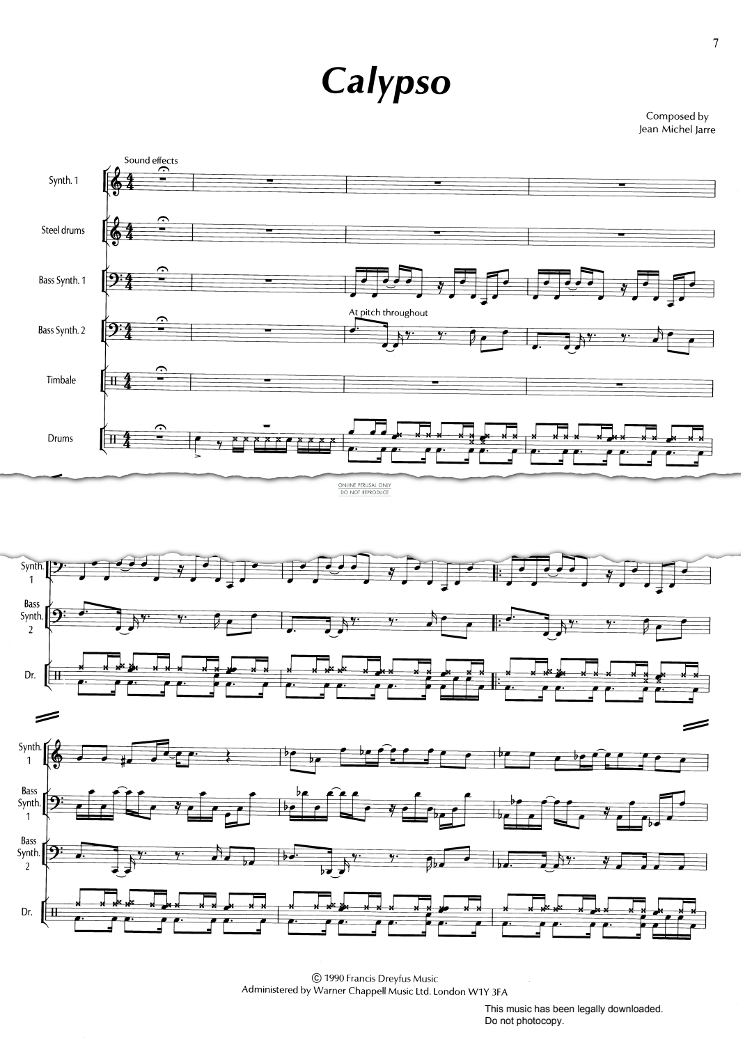 Product gallery: Page 1 of 1 Calypso, Jean-Michel Jarre