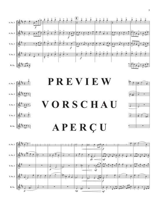 Product gallery: Page 5 of 16 Reunion! , , (Saxophone Quintet AATTB)