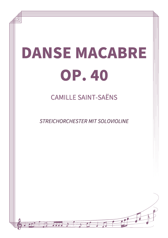 Produktbild zu: Danse macabre, op. 40 - Für fortgeschrittene Jugend- und LaienorchesterCamille Saint-Saëns