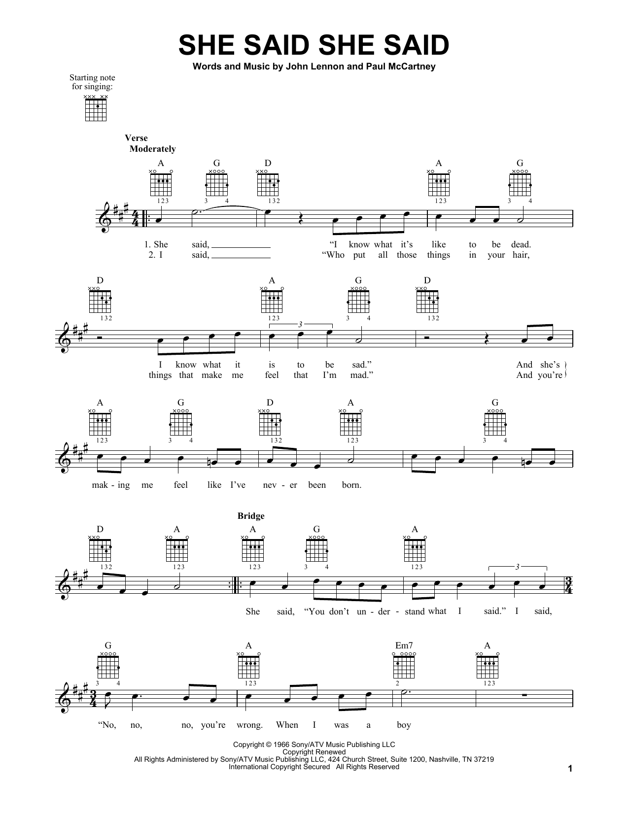 Produktbild zu: She Said She Said