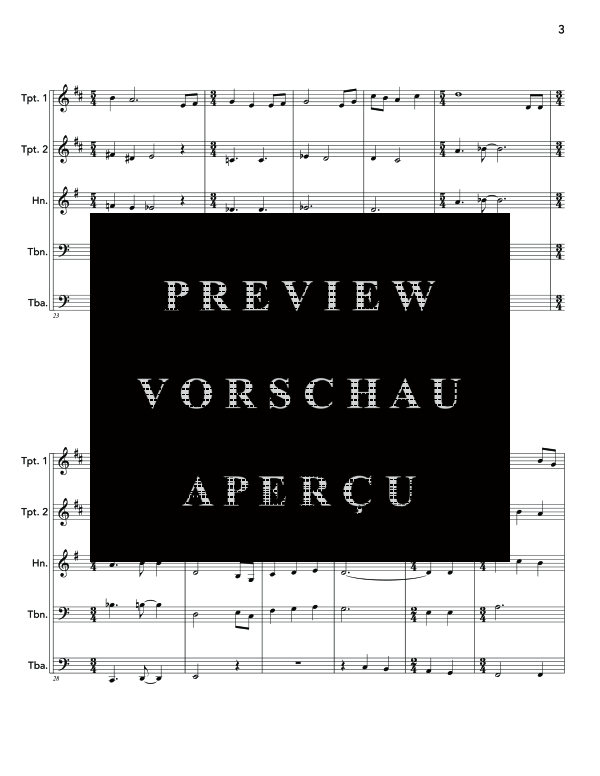 Produktgalerie: Seite 7 von 11 Lullaby, , (Blechbläserquintett)