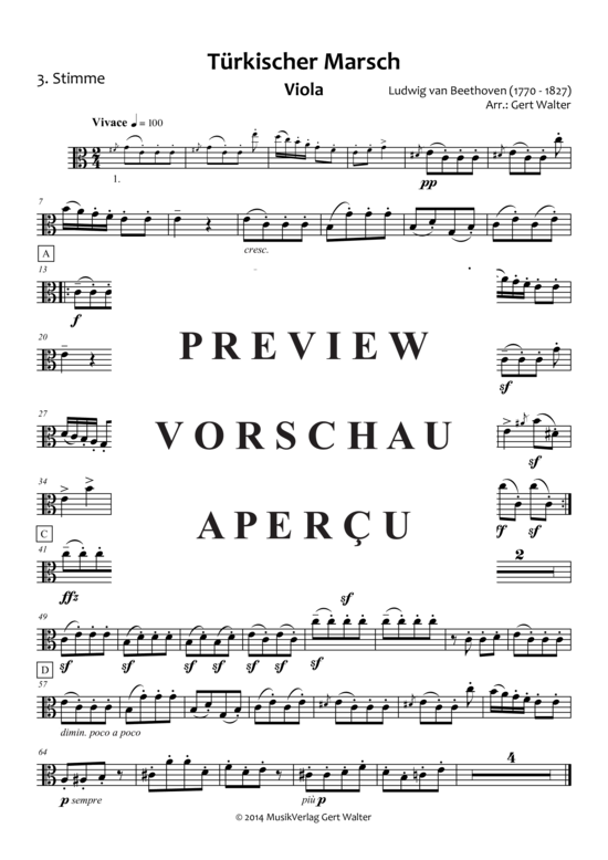 gallery: Türkischer Marsch , , (Quintett flexible Besetzung)