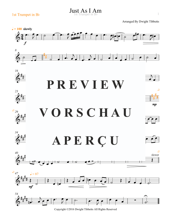 Produktgalerie: Seite 8 von 11 Just As I Am, , Blechbläser Quintett