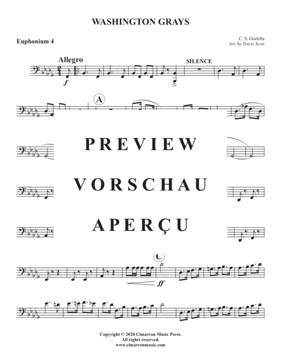 Produktgalerie: Seite 19 von 21 Washington Grays , , (Euphonium Quartett)