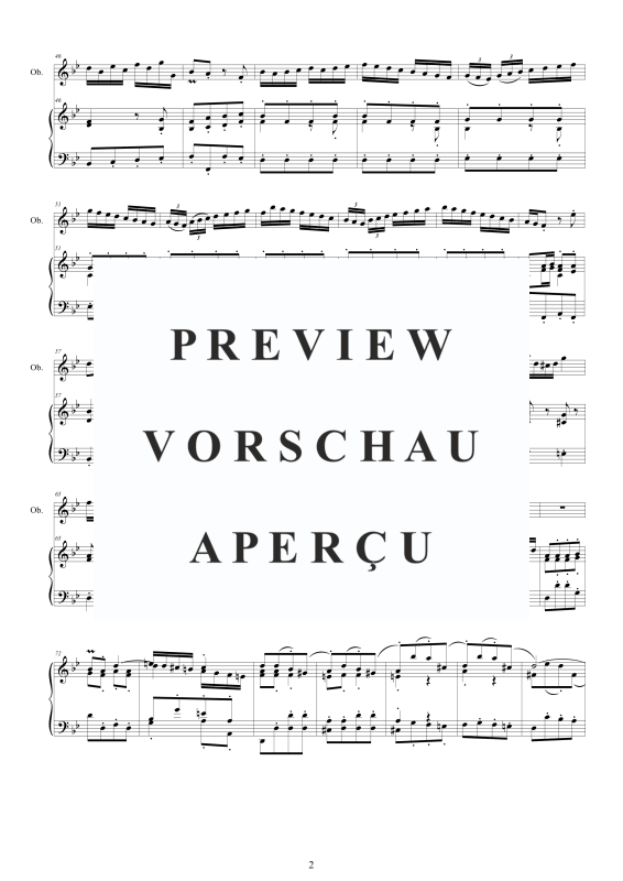 Produktgalerie: Seite 3 von 11 Concerto in G minor (I47a), , Oboe und Cembalo