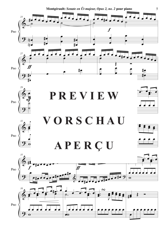 Product gallery: Page 6 of 21 Sonata in C major, Opus 2 no. 2 , Nicolas Horvath, Piano Solo