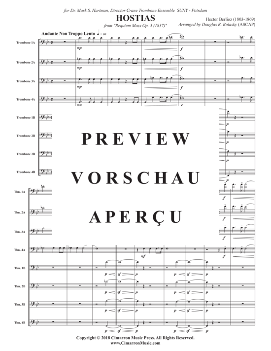 Product gallery: Page 3 of 13 Hostias , , (Trombone Ensemble)