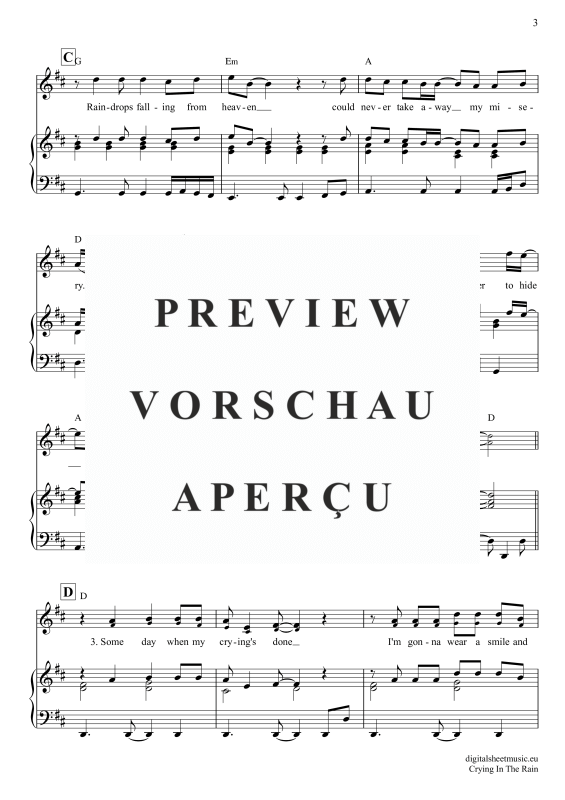 Product gallery: Page 4 of 7 Crying In The Rain , A-Ha, Piano and Voice