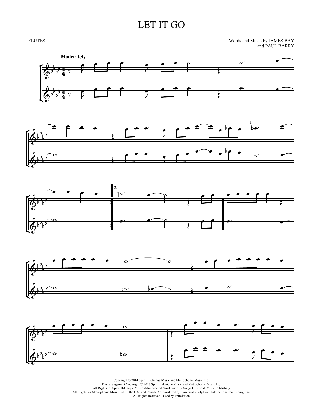 Product gallery: Page 1 of 1 Let It Go, James Bay