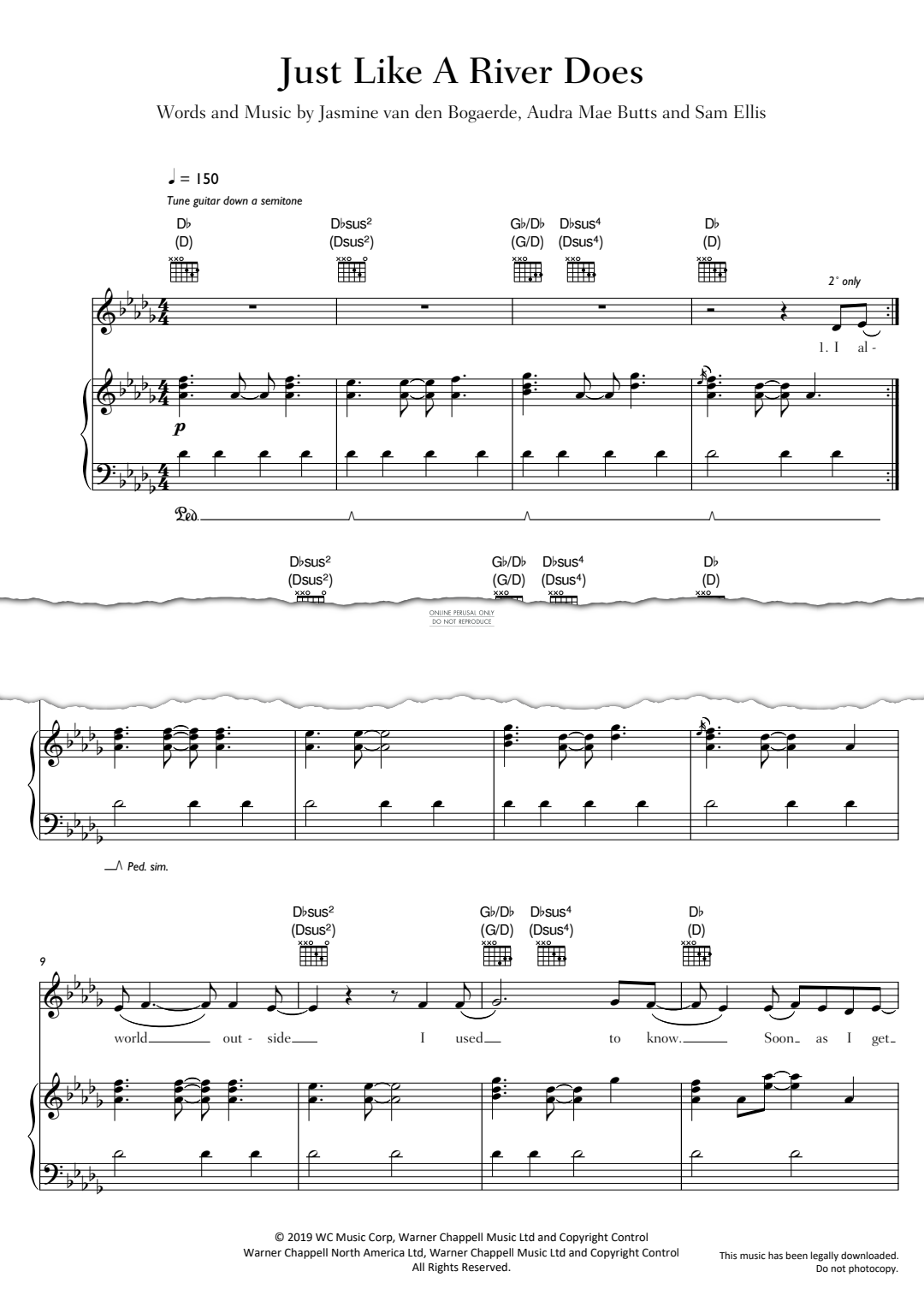 Produktgalerie: Seite 1 von 1 Just Like A River Does, Birdy, Gesang, Gitarre, Klavier