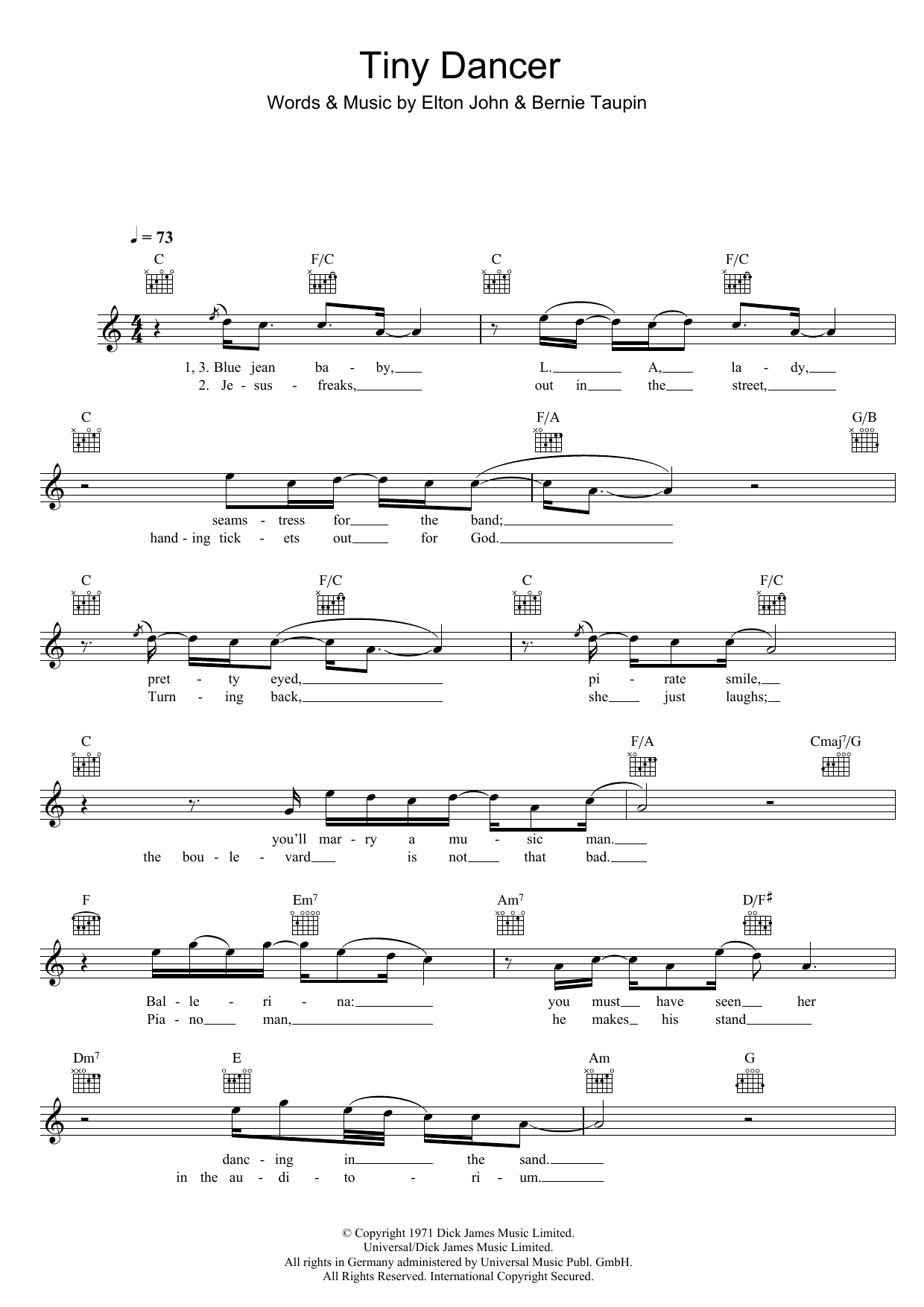 Produktbild zu: Tiny Dancer