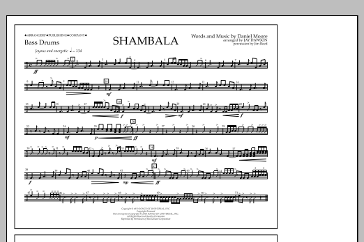 Produktbild zu:  Shambala - Bass Drums - Jay Dawson