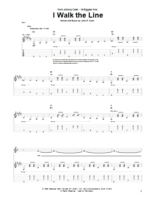 Product gallery: Page 1 of 1 I Walk The Line, Johnny Cash