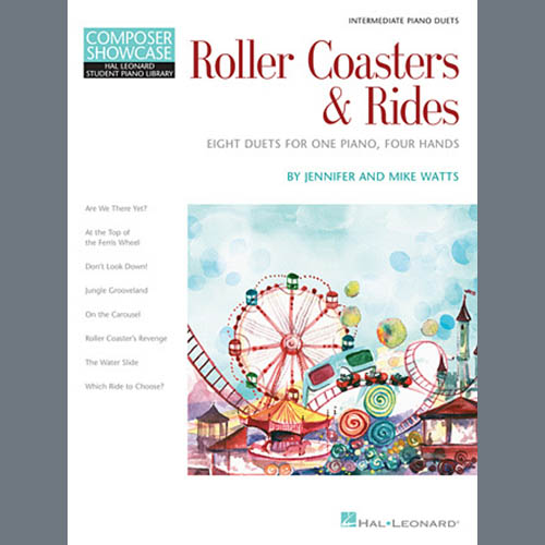 cover: The Water Slide, Jennifer Watts, Klavier