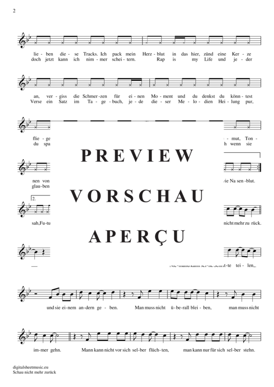 Product gallery: Page 3 of 4 Schau nicht mehr zurück , Xavas, (violin)