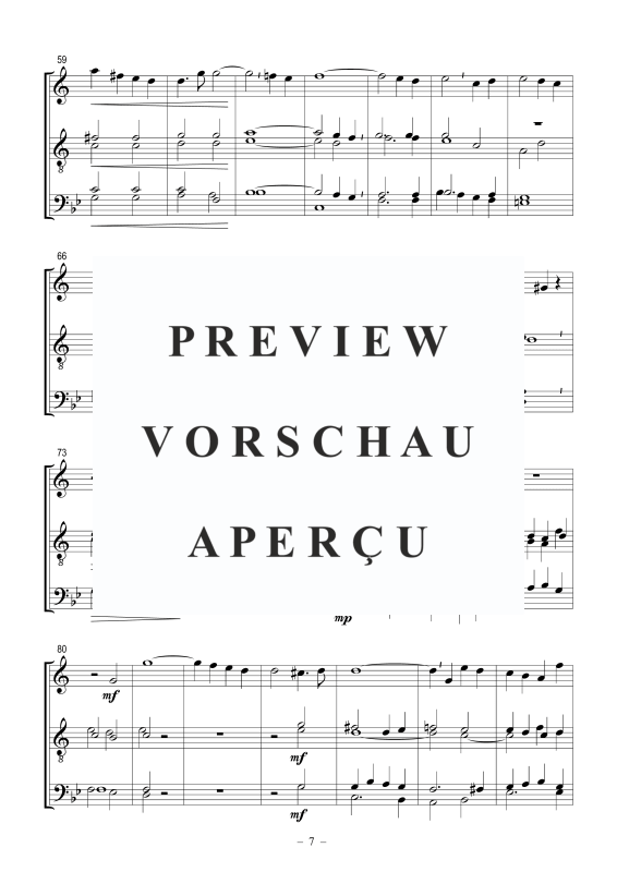 Produktgalerie: Seite 8 von 9 Der Herr hat des Tages verheißen seine Güte, , Posaunenchor