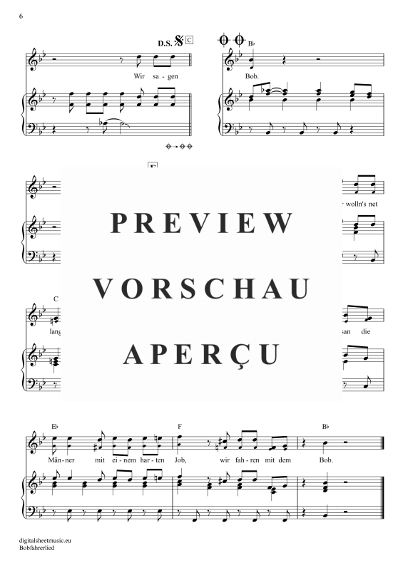 gallery: Bobfahrer-Lied, Buam, Troglauer, Klavier, Gesang & Akkorde