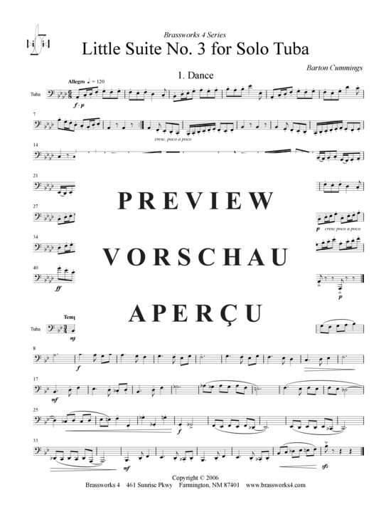 Product gallery: Page 2 of 3 Little Suite No. 3 , , (Tuba)