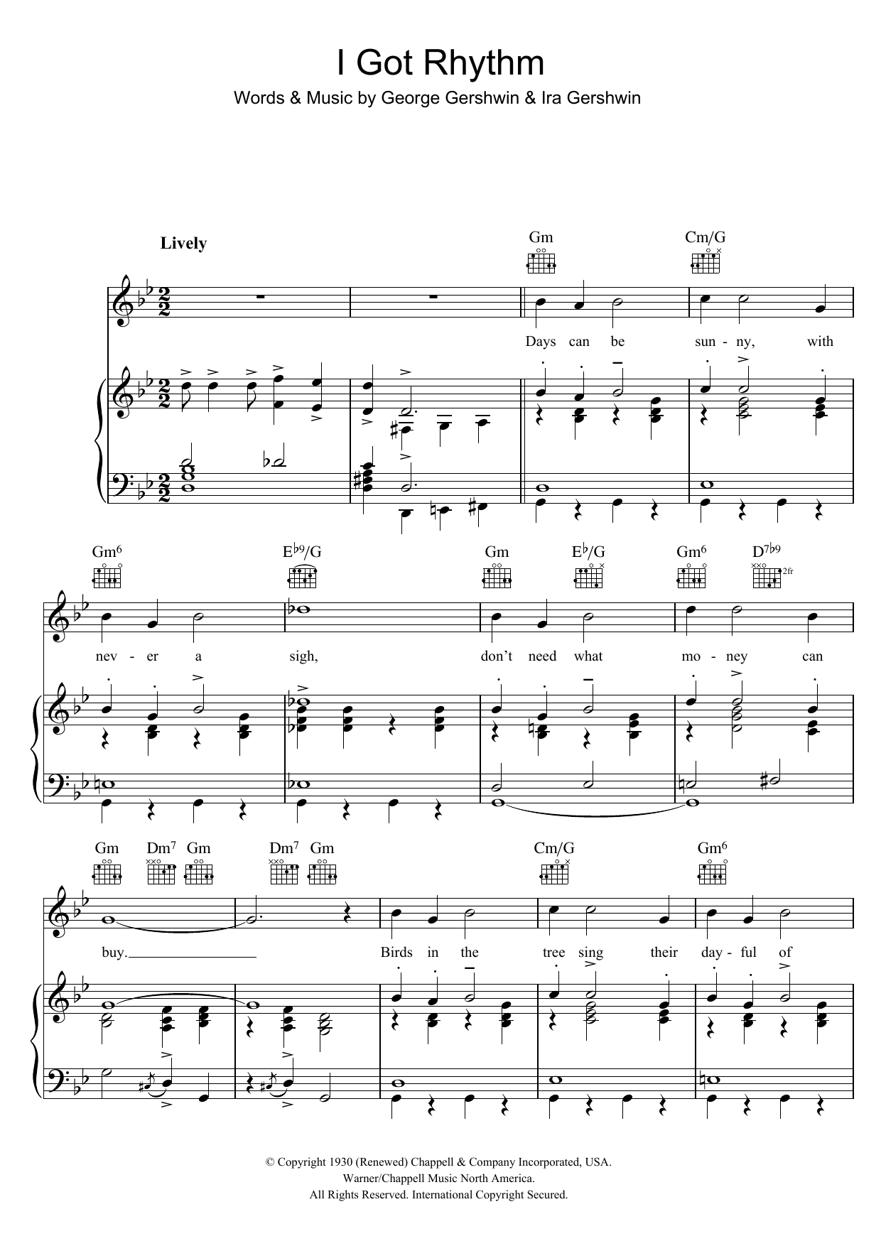 Product picture to: I Got Rhythm
