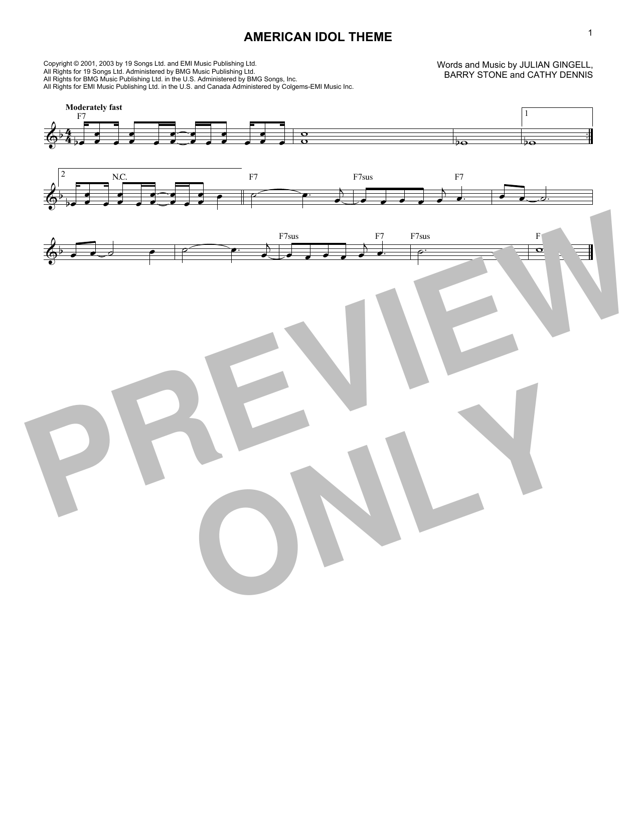 Product picture to: American Idol Theme