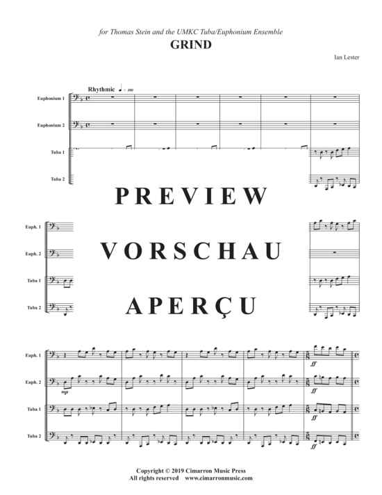 Product gallery: Page 3 of 21 Grind , , (Tuba Quartett EETT)